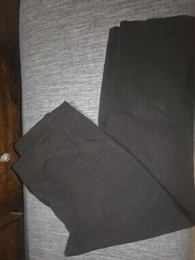 Alfred Dunner Black Petite Pull On Career Pants